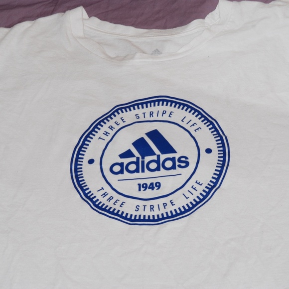 Adidas White Tee Shirt - Picture 4 of 5
